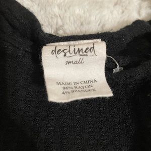 Black thermal long sleeve